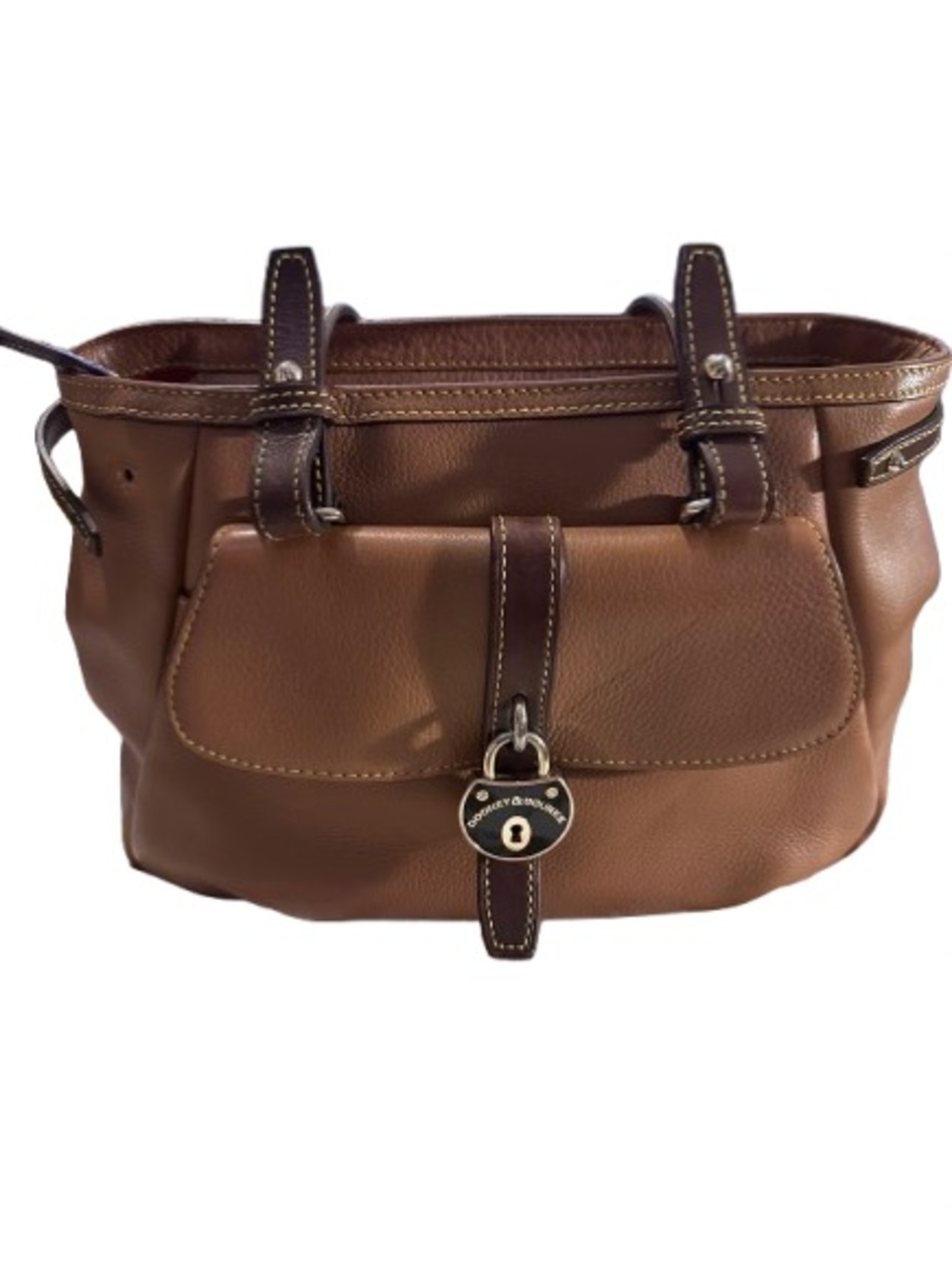 Dooney & Bourke Samba Satchel in Brown Leather